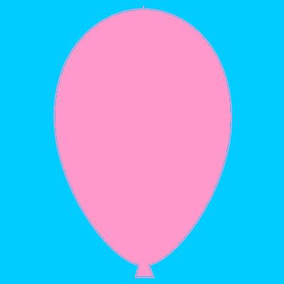 Pack of 5 - 280mm Polystyrene 2D Balloons - glittered