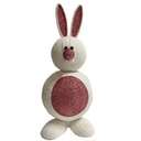 1400mm high 3D Polystyrene Bunny - glittered tummy