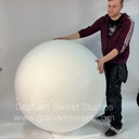 1200mm polystyrene ball  - 2 solid halves