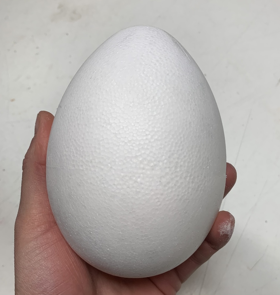 120 mm Polystyrene Egg - pack of 1