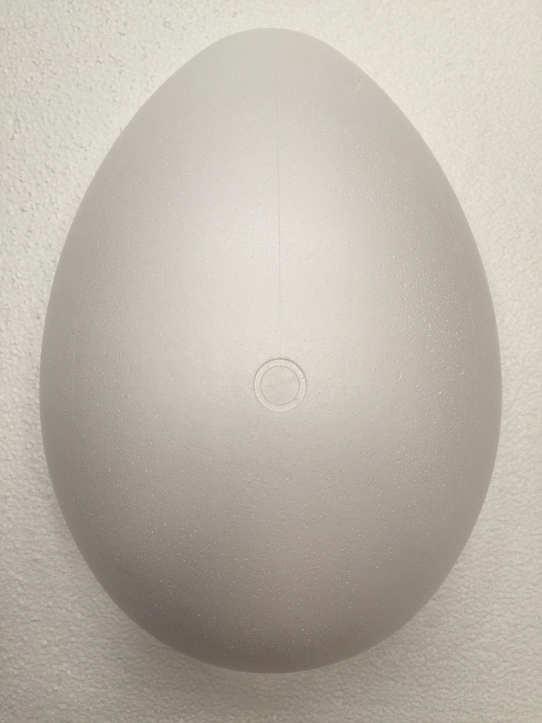 280 mm Polystyrene Egg ( hollow )