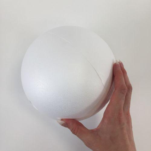 180 mm Polystyrene Ball  ( 2 hollow halves )