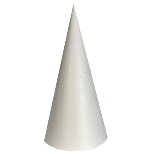 900mm high x 450mm diameter  Polystyrene Cone - pack of 1