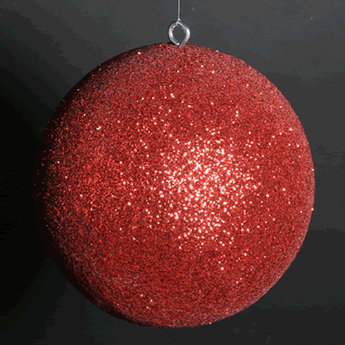 Pack of 10 - 80mm diameter (approx. 3 inches) Glitter Ball
