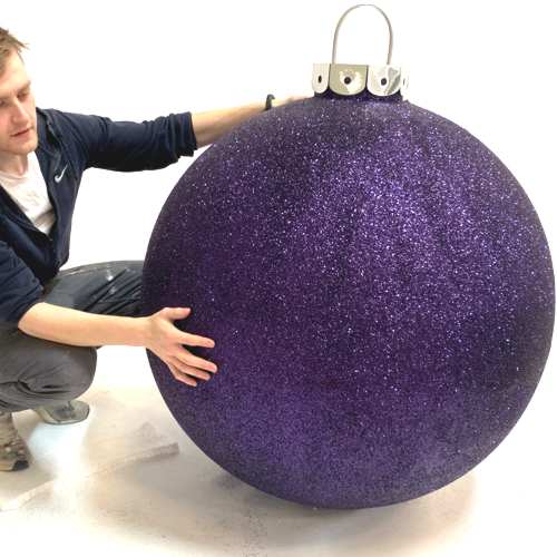 1000mm diameter Glitter Bauble