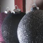 580mm diameter Glitter Bauble - pack of 10