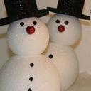 360mm high - 2 Ball Snowman