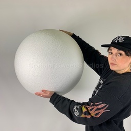 500mm polystyrene ball  - 1 solid piece