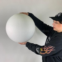 390mm polystyrene ball  - 1 solid piece