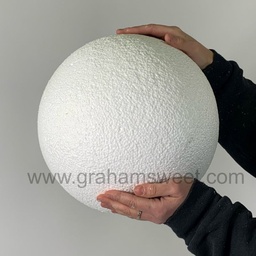 300mm polystyrene ball  - 1 solid piece