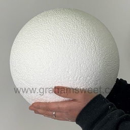 250mm polystyrene ball  - 1 solid piece