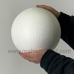 200mm polystyrene ball  - 1 solid piece