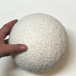200mm diameter polystyrene Snow Effect Snowball - hollow