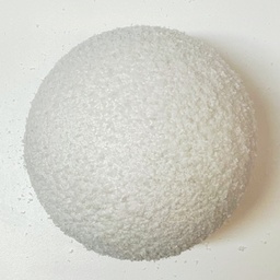 250mm diameter polystyrene Snow Effect Snowball - hollow