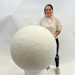 800mm diameter polystyrene Snow Effect Snowball - solid