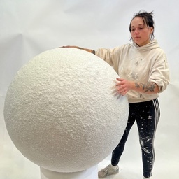 900mm diameter polystyrene Snow Effect Snowball - solid