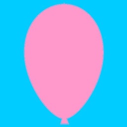 Pack of 5 - 280mm Polystyrene 2D Balloons - glittered