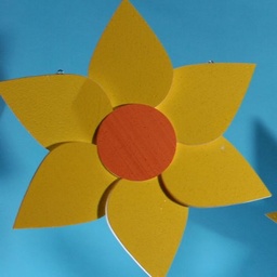 Pack of 5 - 180mm Polystyrene Flowers (design FL-DD 226)